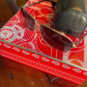 Chrome Hearts Silver Frame Sunglasses